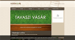 Desktop Screenshot of murattanbutor.hu