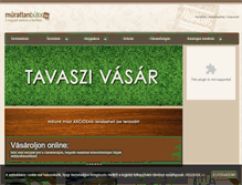 Tablet Screenshot of murattanbutor.hu